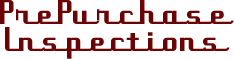 Pre Purchase Inspections